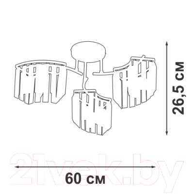 Люстра Vitaluce V5884-0/3PL