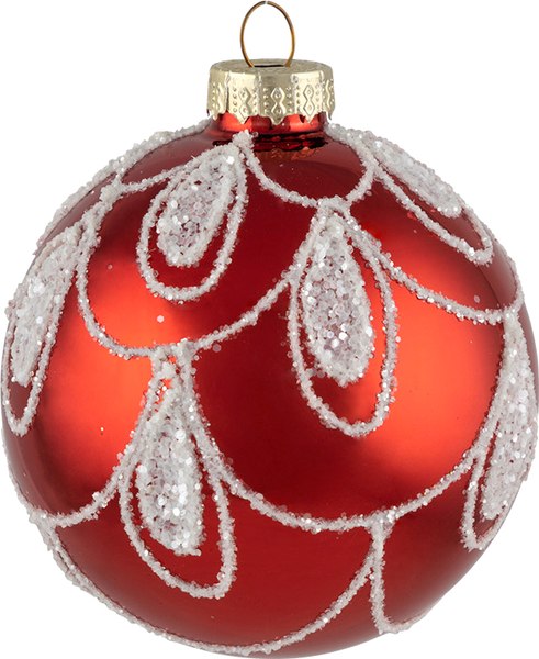 Шар новогодний Волшебная страна Бусы SYBLQA-0523111 / 106383 - фото