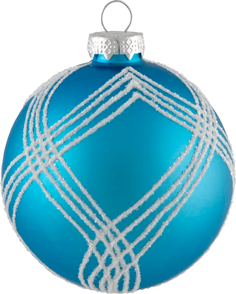 Шар новогодний Волшебная страна Серпантин SYBLQA-0523120 / 106386 - фото