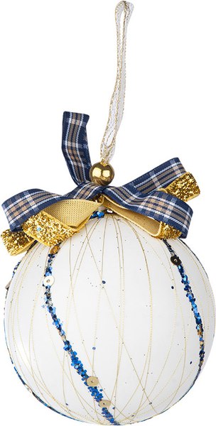 Шар новогодний Волшебная страна Иней SYPMQA-0223349 / 106369 - фото