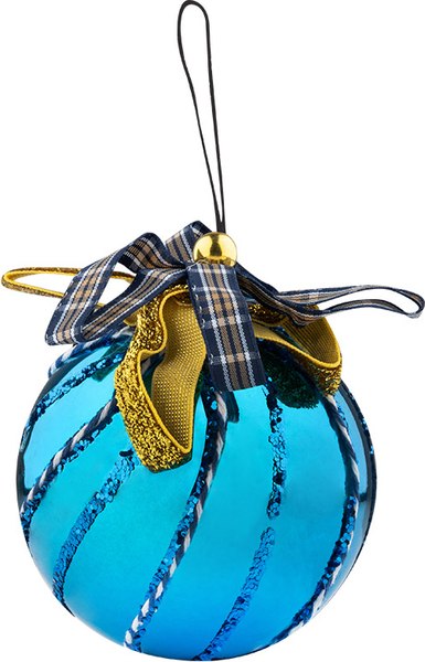 Шар новогодний Волшебная страна Лазурь SYPMQA-0223347 / 106368 - фото