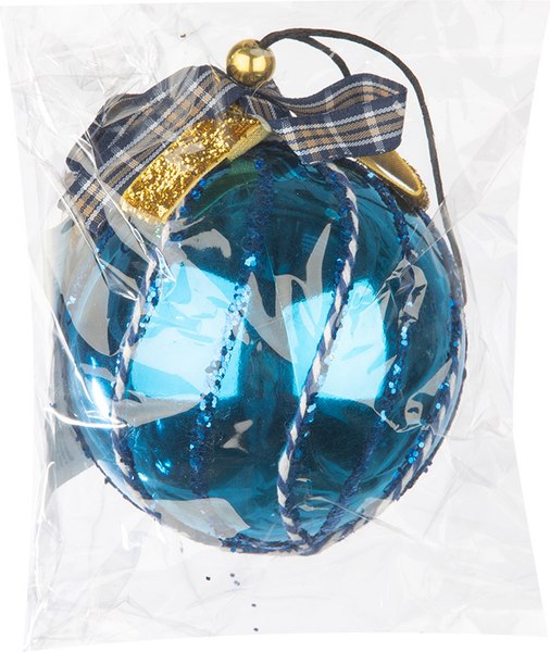 Шар новогодний Волшебная страна Лазурь SYPMQA-0223347 / 106368