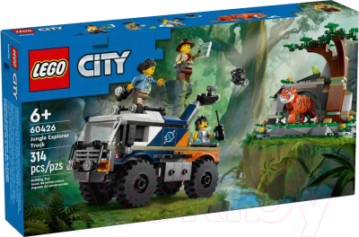 Конструктор Lego City Jungle Внедорожный грузовик для исследов. джунглей 60426 - фото