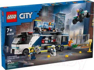 Конструктор Lego City Police Полицейский передвижной грузовик 60418 - фото