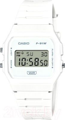 Часы наручные унисекс Casio F-91WB-7A - фото
