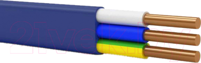 Кабель силовой Русский свет ВВГ-Пнг(А)-LS 3х2.5 ок (N / PE) - 0.66 - фото