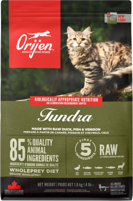 Сухой корм для кошек Orijen Tundra 85/15 - фото