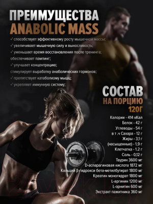 Гейнер Kevin Levrone Anabolic Mass