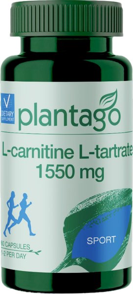 L-карнитин Plantago L-carnitine L-tartrat 1550mg - фото