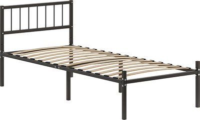 Односпальная кровать Домаклево Металика В3 80x200 - фото