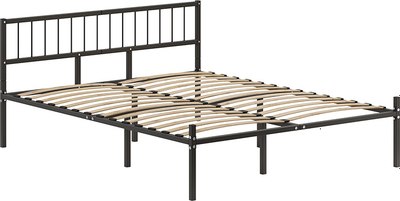 Двуспальная кровать Домаклево Металика В3 160x200 - фото