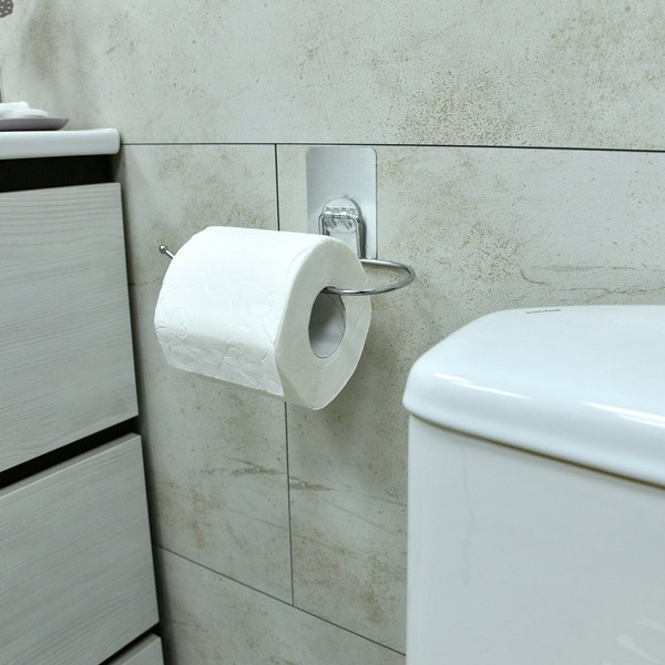 Держатель для туалетной бумаги Мультидом Хром DA34-309