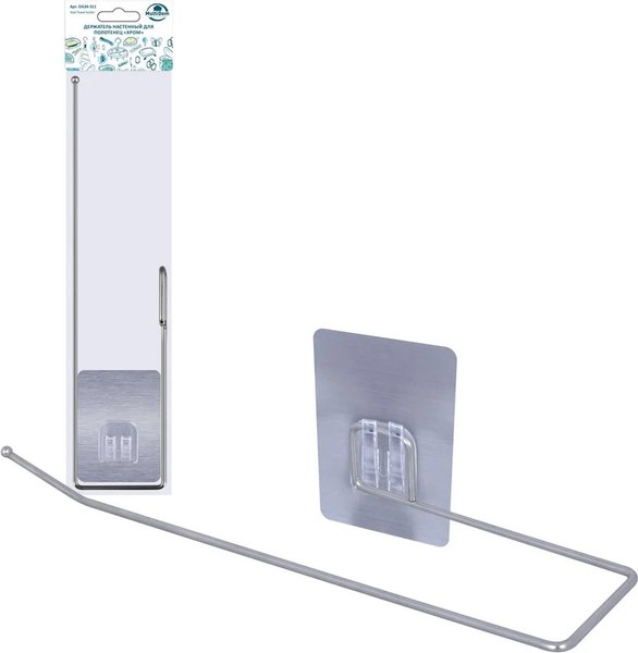 Держатель для бумажных полотенец в ванную Мультидом Хром DA34-311