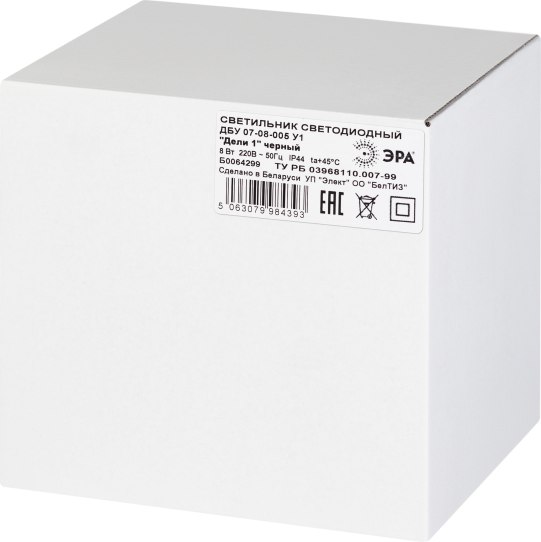 Светильник уличный ЭРА Дели 1 ДБУ 07-8-005 / Б0064299