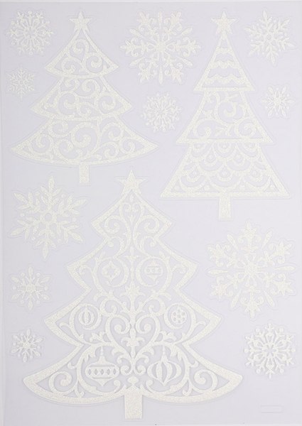 Наклейка на окно Волшебная страна Елочки / 108652