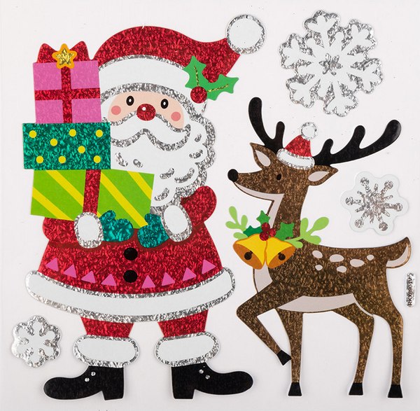 Наклейка на окно Волшебная страна С Рождеством RKX8904V / 108655