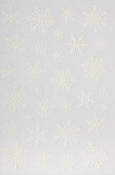 Наклейка на окно Волшебная страна Снежиночки PUX1110V / 108662