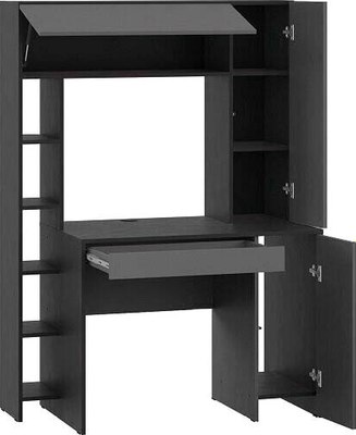 Компьютерный стол Mobi Комфорт 12.71 (антрацит/темно-серый)