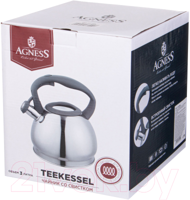 Чайник со свистком Agness 937-909