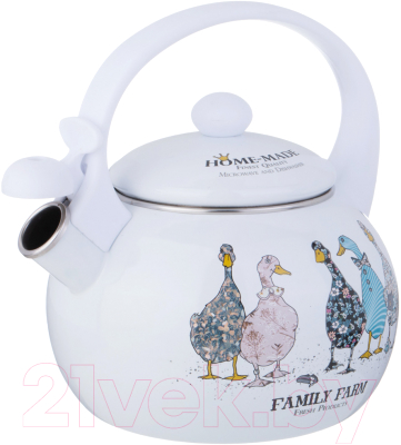 Чайник со свистком Agness 934-628