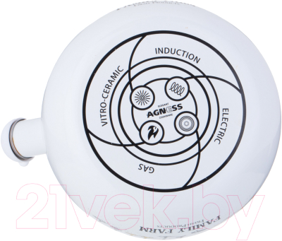 Чайник со свистком Agness 934-628