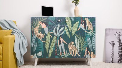 Тумба Mobi Либера 16.230.01 (бензин 0244 SU/белый PE шагрень)