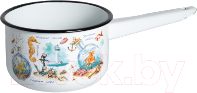 Ковш СтальЭмаль Золотая рыбка 1с42с - фото