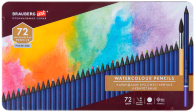Набор акварельных карандашей Brauberg Art Premiere / 181925 - фото