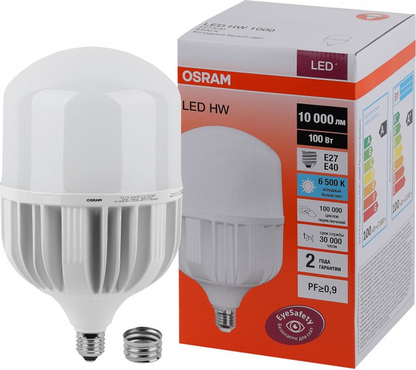 Лампа Osram LED LV HW 100SW/865 230V E27/E40 / 4099854121746