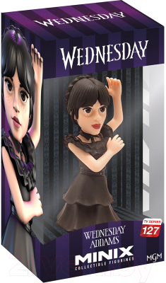 Фигурка коллекционная Minix Уэнсдей Аддамс в платье / 13487