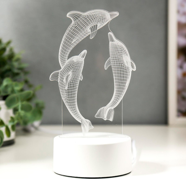 Ночник Risalux Дельфины / 4814588 - фото