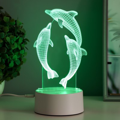 Ночник Risalux Дельфины / 9361146