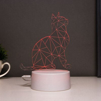 Ночник Risalux Кот сидя / 6923341