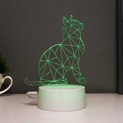 Ночник Risalux Кот сидя / 6923341