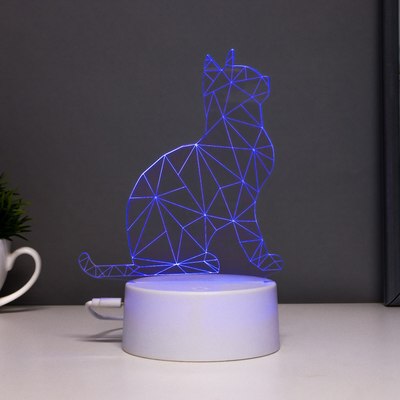 Ночник Risalux Кот сидя / 6923341