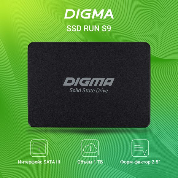 SSD диск Digma Run S9 1TB DGSR2001TS93T