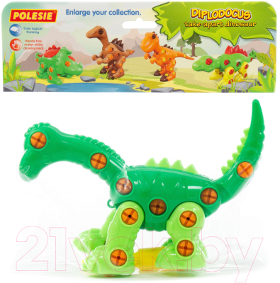 Конструктор Полесье Диплодок / 76724 - фото