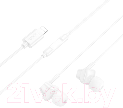 Наушники-гарнитура Hoco M113 Lightning