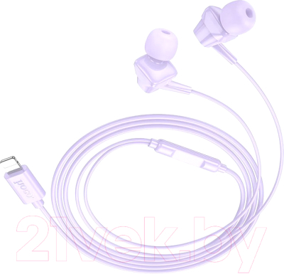 Наушники-гарнитура Hoco M113 Lightning - фото