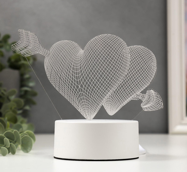 Ночник Risalux Сердца / 4297013