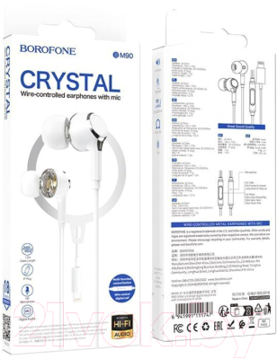 Наушники-гарнитура Borofone BM90 Lightning