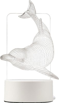 Ночник Risalux Большой дельфин / 3852941 - фото