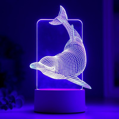 Ночник Risalux Большой дельфин / 3852941