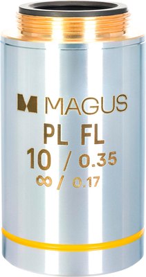 Объектив для микроскопа Magus 10PLFL 10х/0.35 Plan FL / 83440 - фото