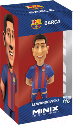Фигурка коллекционная Minix Футболисты Роберт Левандовский FCB / 12015 - фото