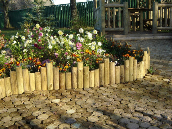 Изгородь декоративная Массив-Древ Тюльпан D60x300x2500