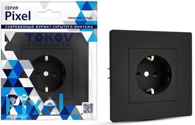 Розетка Tokov Electric Pixel TKE-PX-R1FZSF-C14