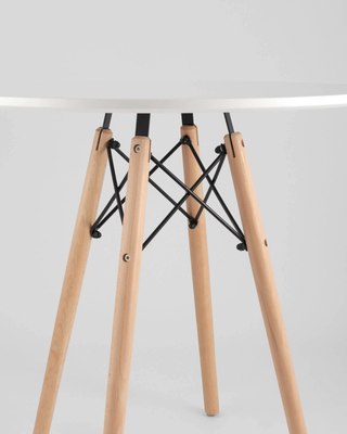 Обеденный стол Stool Group Eames DSW D70 (белый)