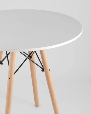 Обеденный стол Stool Group Eames DSW D70 (белый)