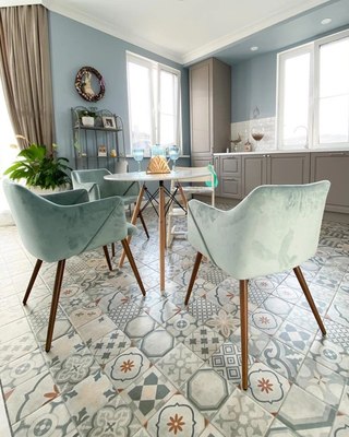 Обеденный стол Stool Group Eames DSW D70 (белый)